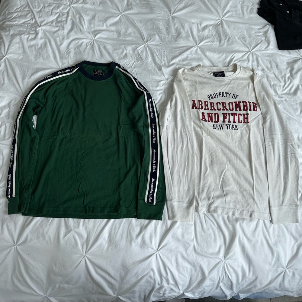Abercrombie & Fitch batch of 2 long sleeve shirts